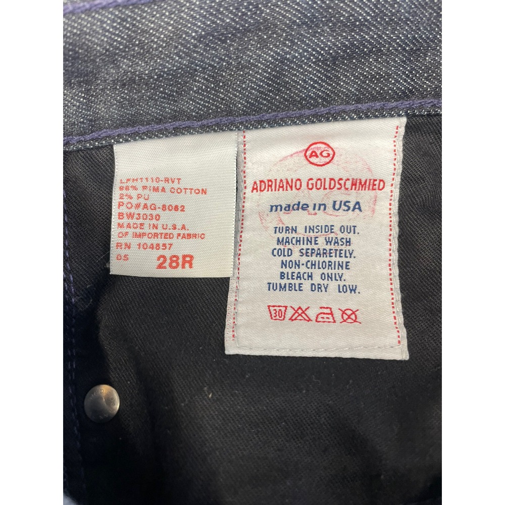 AG Adriano Goldschmied The Stilt Womens SZ 28 30x30 Blue Denim Jeans (Y17) USA - Picture 6 of 7